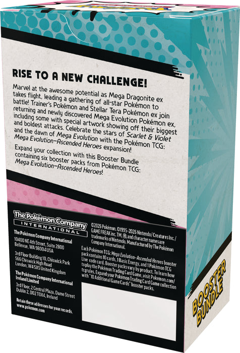 POKEMON - ASCENDED HEROES ENHANCED Booster Bundle (6 st boosters)