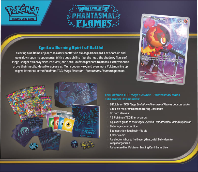 Pokemon ME02 Phantasmal Flames Elite Trainer Box - ETB Charizard