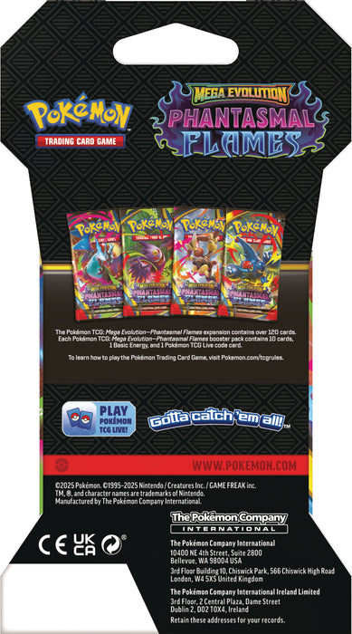 Pokemon Phantasmal Flames sleeved Booster - Mega Evolution 2 (1 st)