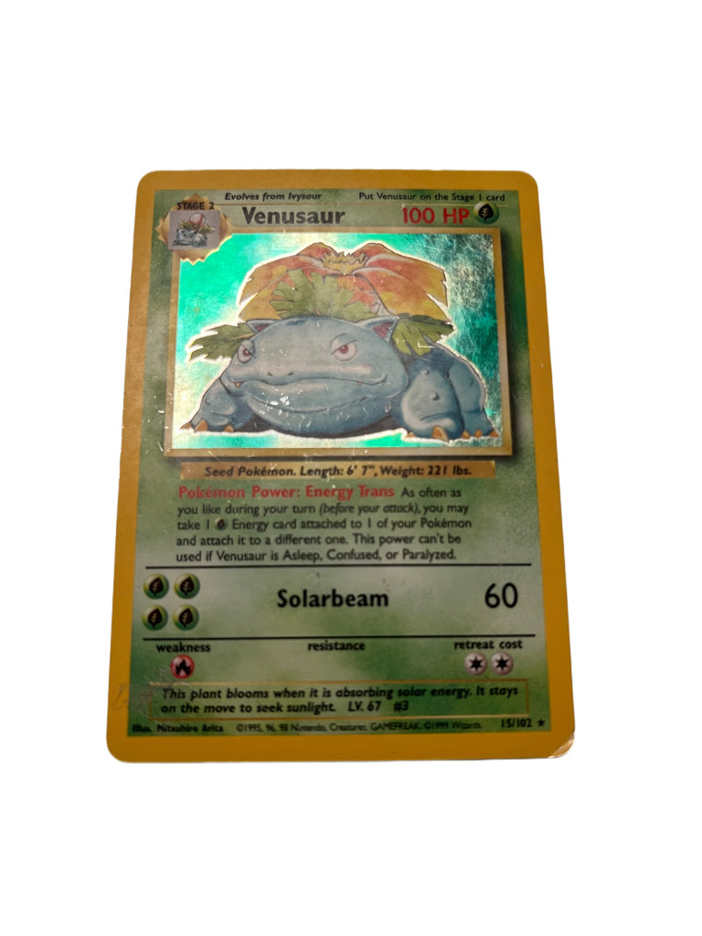 Venusaur (15/102) - Holo - Base Set— SpelMaffian