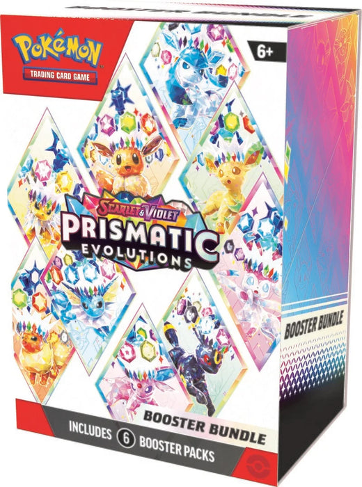 Pokémon Scarlet & Violet 8.5: Prismatic Evolutions Booster Bundle (6 boosters)