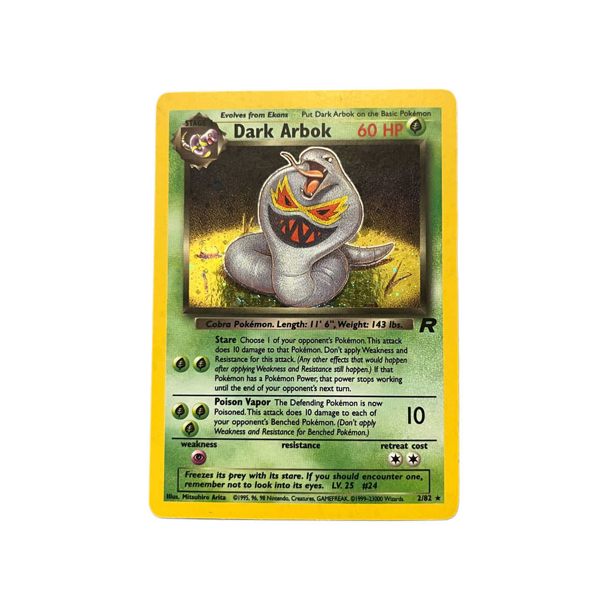 Dark Arbok - 2/82 - Holo Unlimited