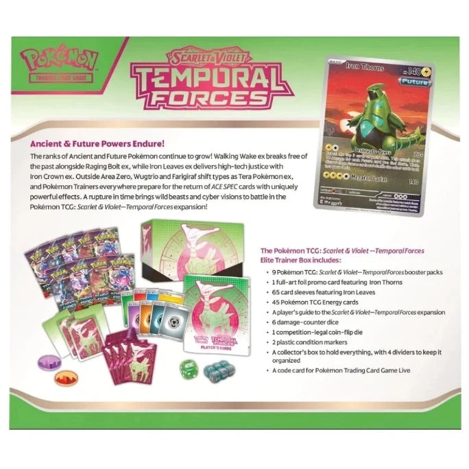 Pokémon Scarlet & Violet 5: Temporal Forces Elite Trainer Box