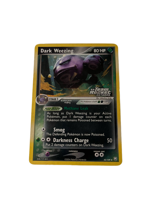 Dark Weezing - 42/109 - Uncommon Reverse Holo - Ex Team Rocket Returns