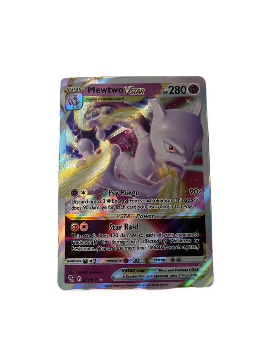 Mewtwo VSTAR - 031/078 - Ultra Rare - Pokemon Go