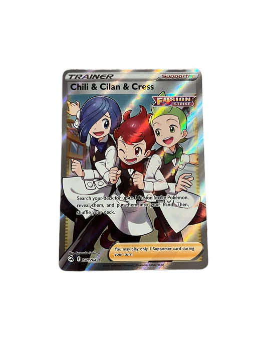 Chili & Cilan & Cress 258/264 Full Art - Fusion Strike