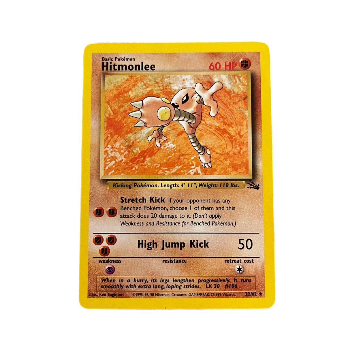 Hitmonlee - 22/62 - Rare Unlimited