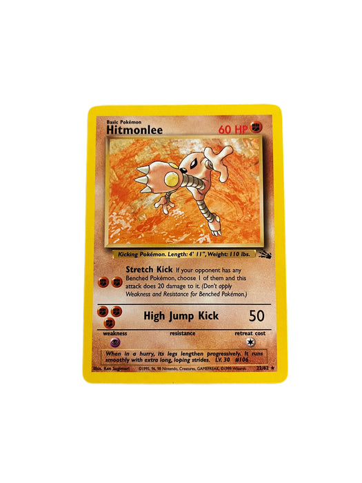 Hitmonlee - 22/62 - Rare Unlimited - Fossil