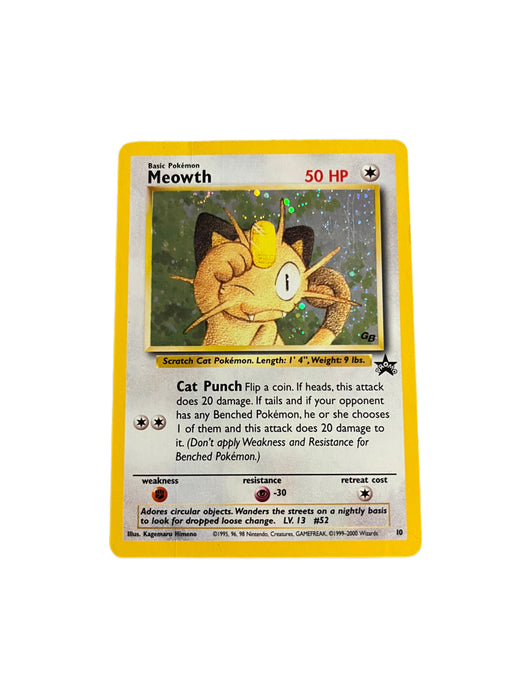 Meowth - 10 - Promo - Wizards Black Star Promos