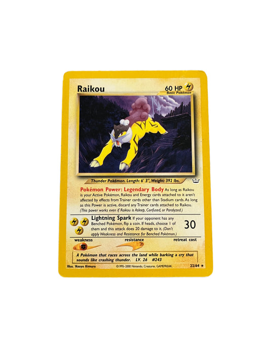 Raikou - 22/64 - Rare Unlimited - Neo Revelation