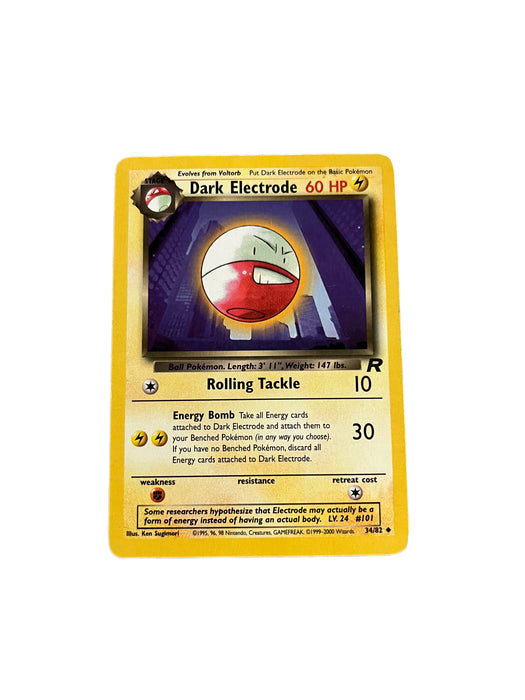 Dark Electrode - 34/82 - Uncommon Unlimited - Team Rocket