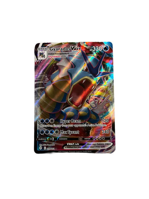 gyarados vmax pokemon card Gyarados VMAX - 029/203 - Ultra Rare