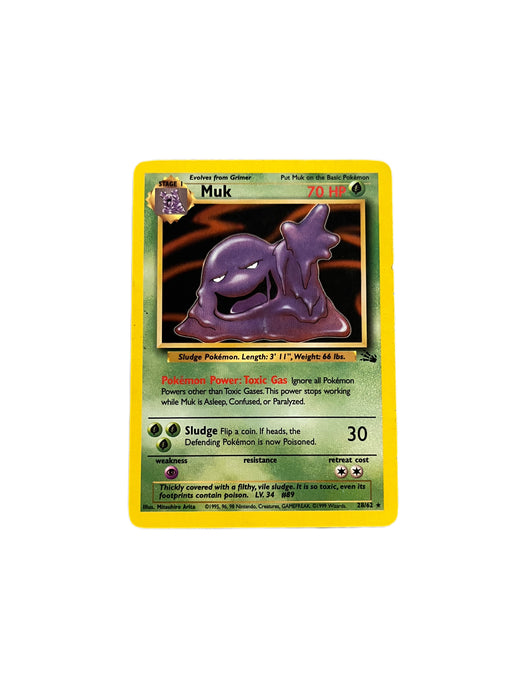 Muk - 28/62 - Rare Unlimited - Fossil