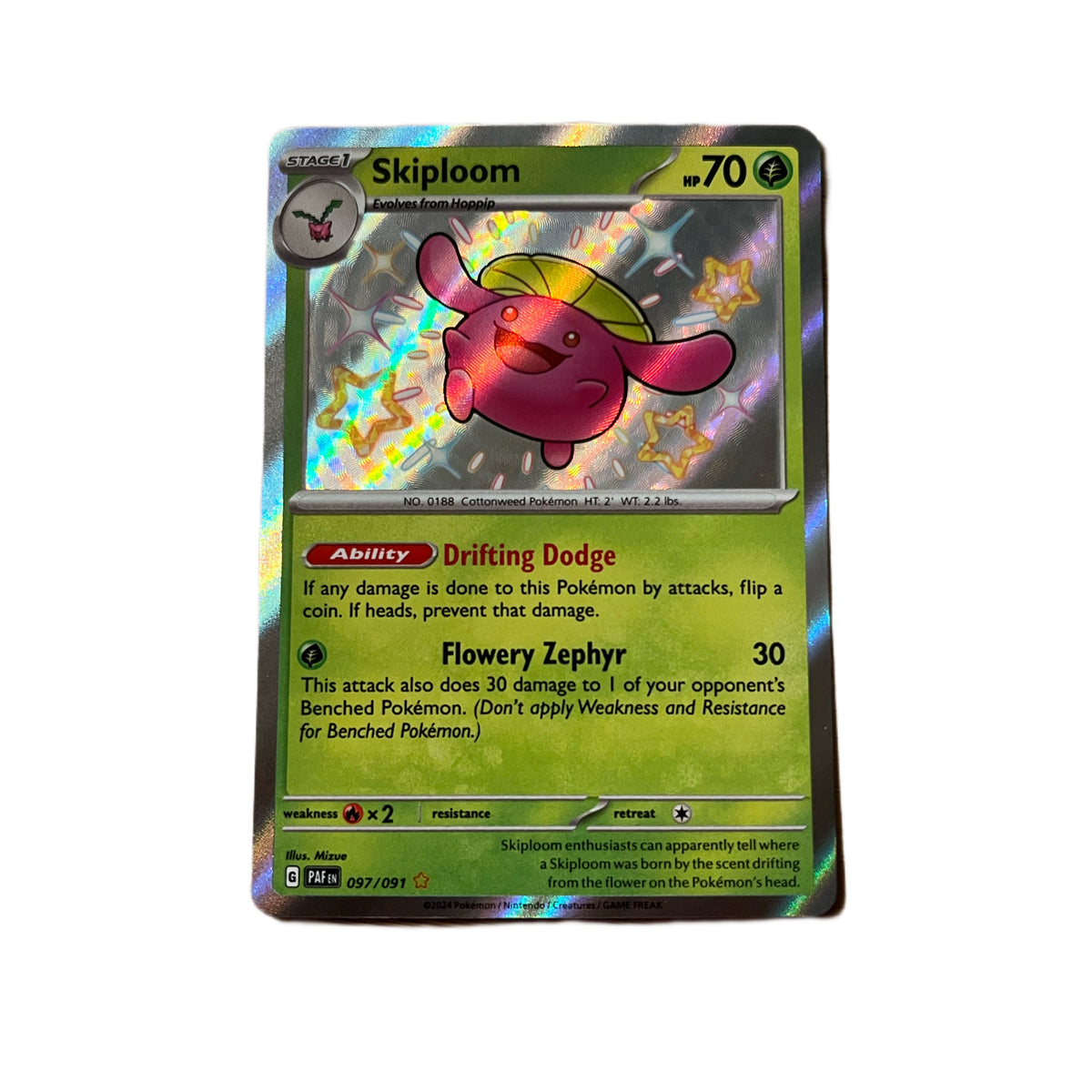 Skiploom - 097/091 - Shiny Rare