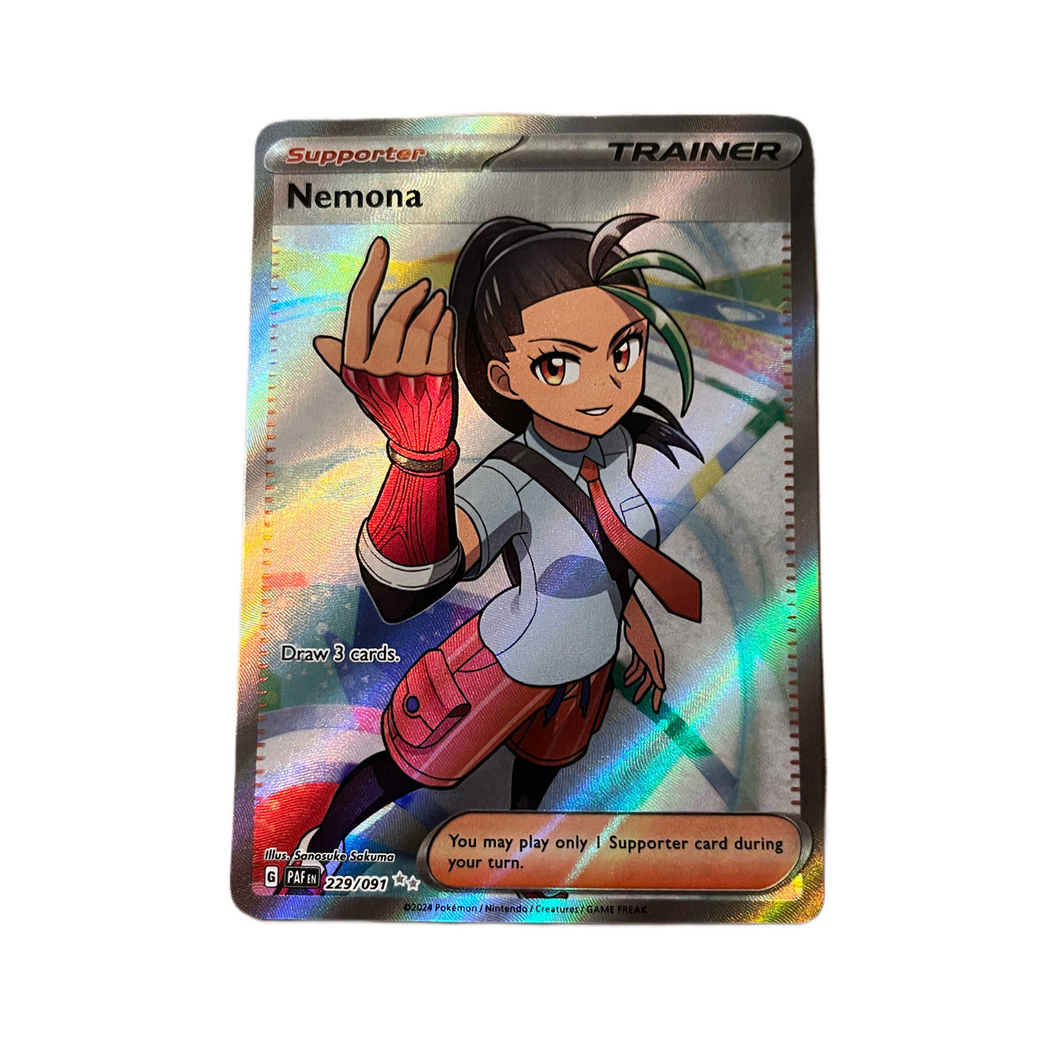 nemona pokemon card full art Nemona - 229/091 - Illustration Rare