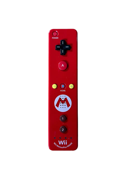 Nintendo Wii Mario Original Kontroll Med Inbyggd Motion Plus