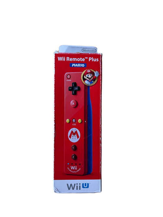 Nintendo Wii Mario Original Kontroll Med Inbyggd Motion Plus - Komplett