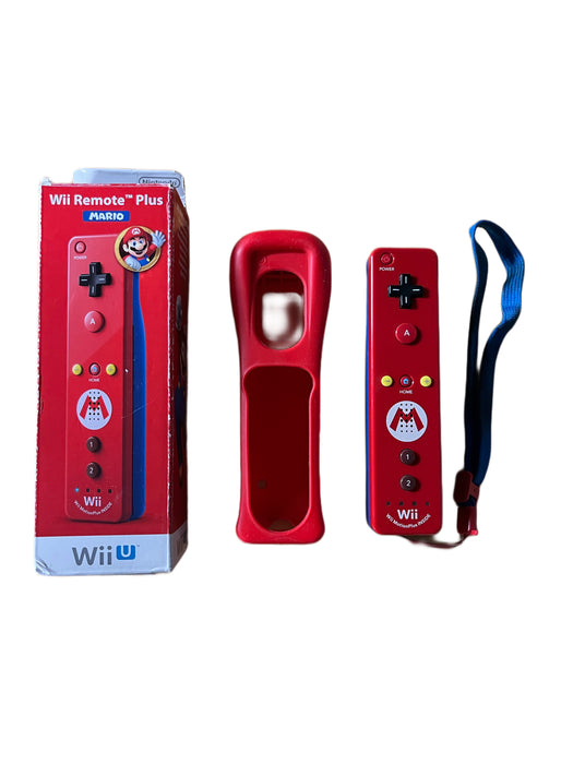 Nintendo Wii Mario Original Kontroll Med Inbyggd Motion Plus - Komplett