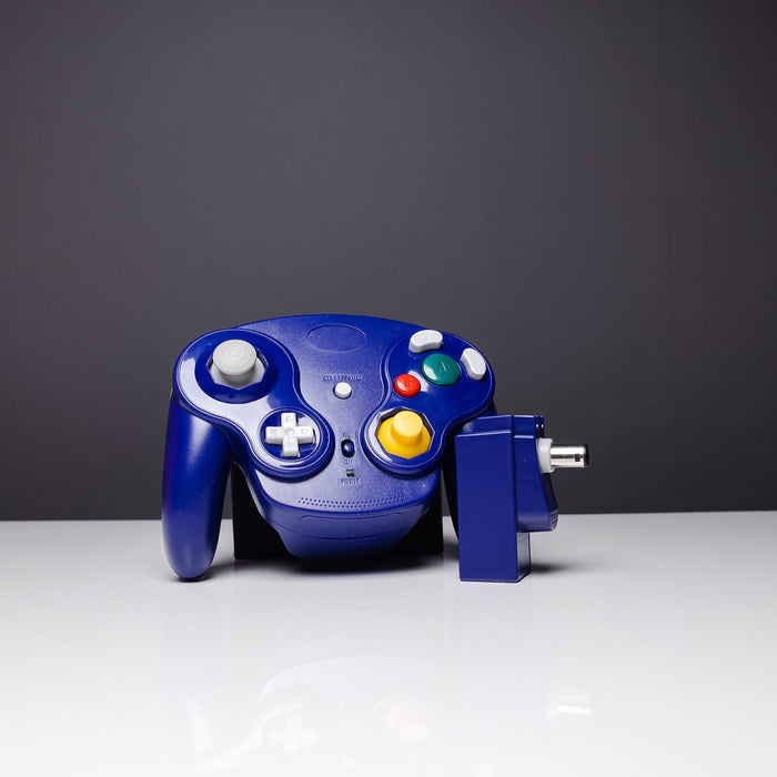 Tredjeparts Handkontroll Wireless Blå - Nintendo Gamecube