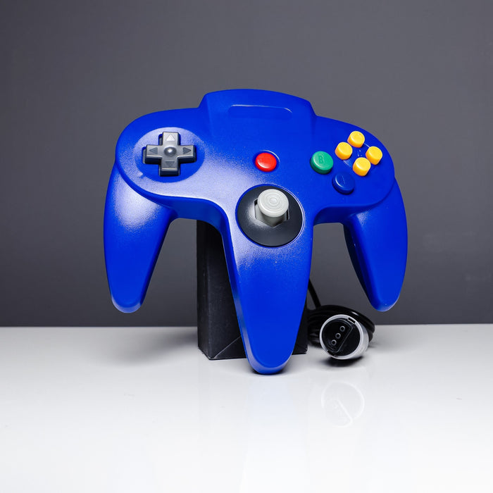 Ny Tredjeparts Handkontroll Blå - Nintendo 64