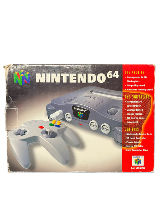 Nintendo 64 Konsol med Original Kartong