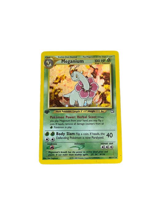 Meganium - 10/111 - Holo 1st Edition - Neo Genesis SpelMaffian Meganium - 10/111 - Holo 1st Edition - Neo Genesis SpelMaffian