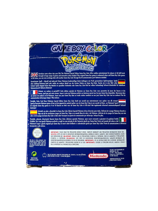 Nintendo GameBoy Color - Pokemon Special Edition - Komplett