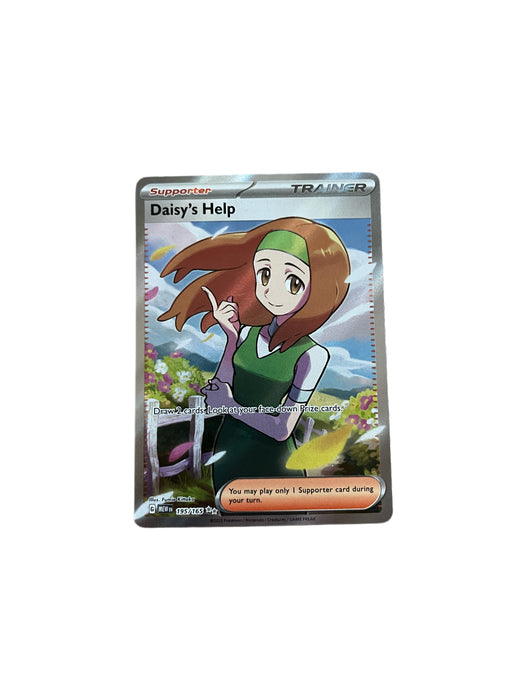 Daisy's Help - 195/165 - Full Art Secret Rare Scarlet & Violet 151 Singles