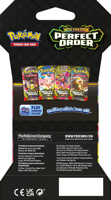 Pokemon Perfect Order sleeved Booster - Mega Evolution 3 (1 st)