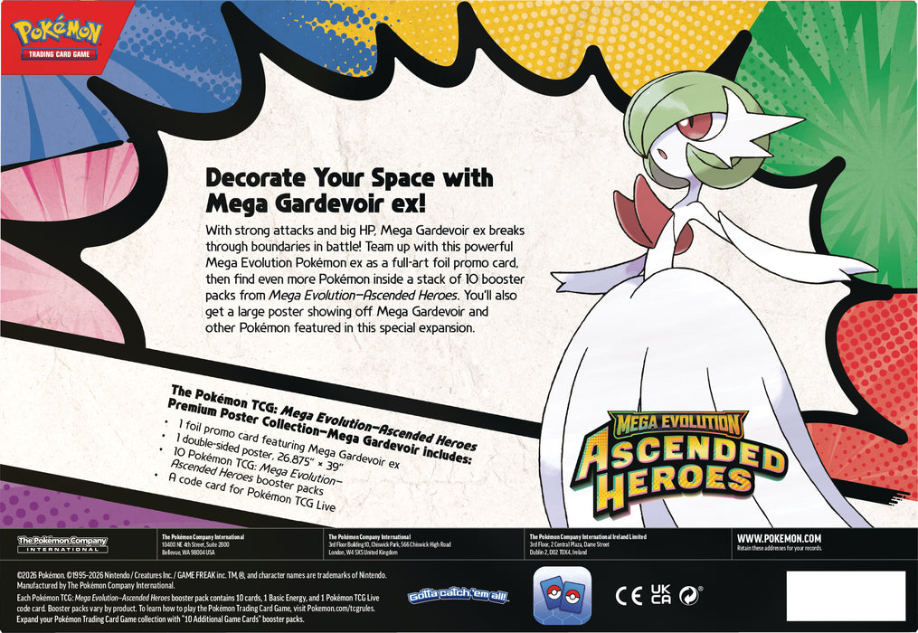 Pokémon - TCG: Ascended Heroes - Premium Poster Collection (artwork slumpas)