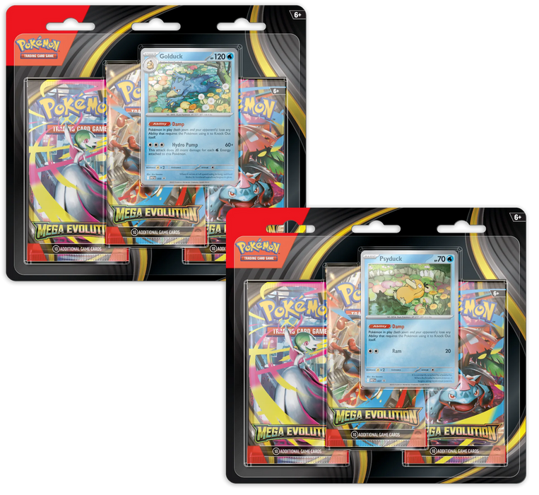 Pokemon Mega Evolution Booster 3-pack / Blister
