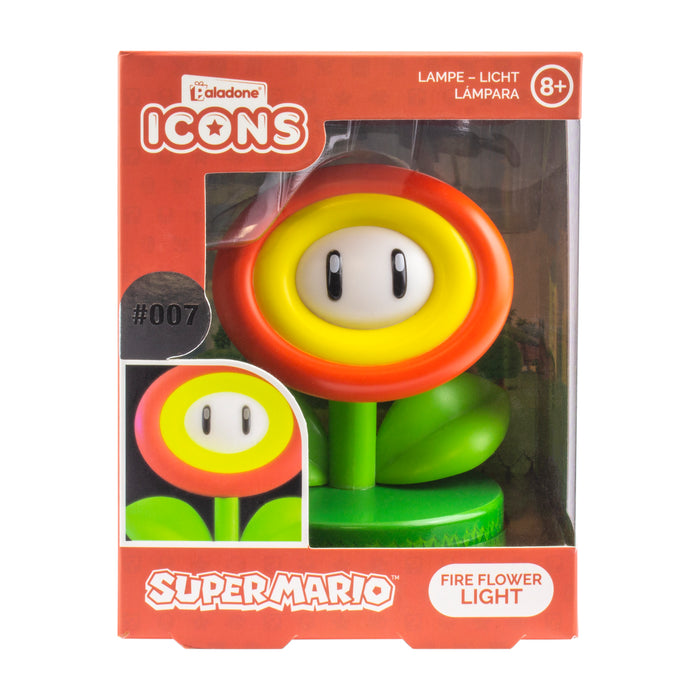 Super Mario Fire Flower - Lampa - Icon Light