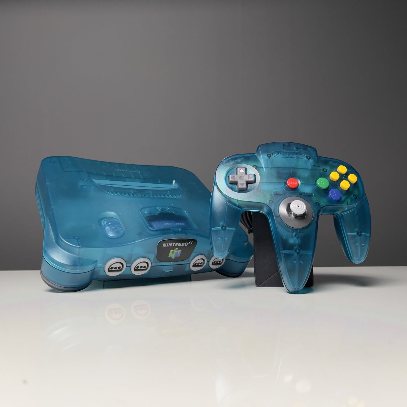 Nintendo 64 - Ice Blue Konsol