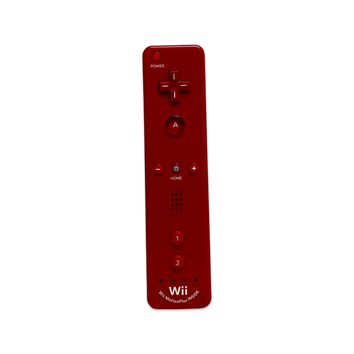 Röd Nintendo Wii Original Kontroll Med Inbyggd Wii Motion Plus