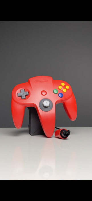 Original Handkontroll - Nintendo 64 Röd Kontroller