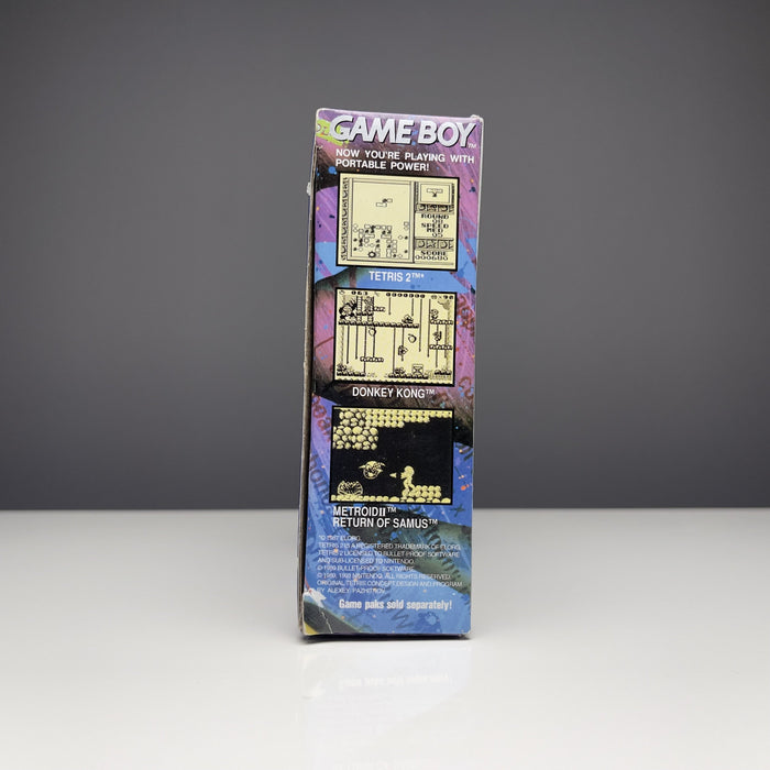 Kopia Av Game Boy - Blå Med Kartong Konsol