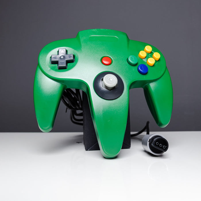 Ny Tredjeparts Handkontroll - Nintendo 64 Grön Kontroller