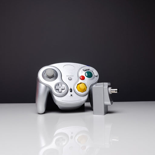 Tredjeparts Handkontroll Wireless - Nintendo Gamecube Silver Kontroller