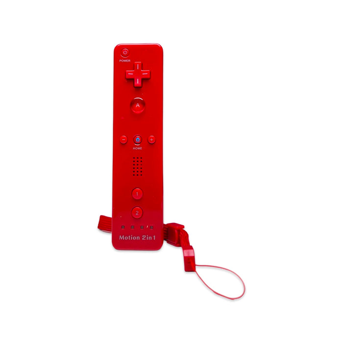 Ny Tredjeparts Kontroll Röd - Nintendo Wii